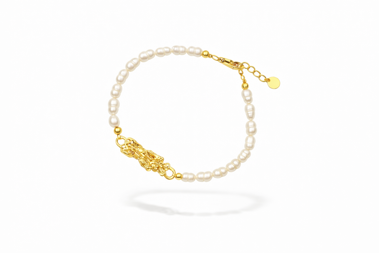 Golden dragon armband