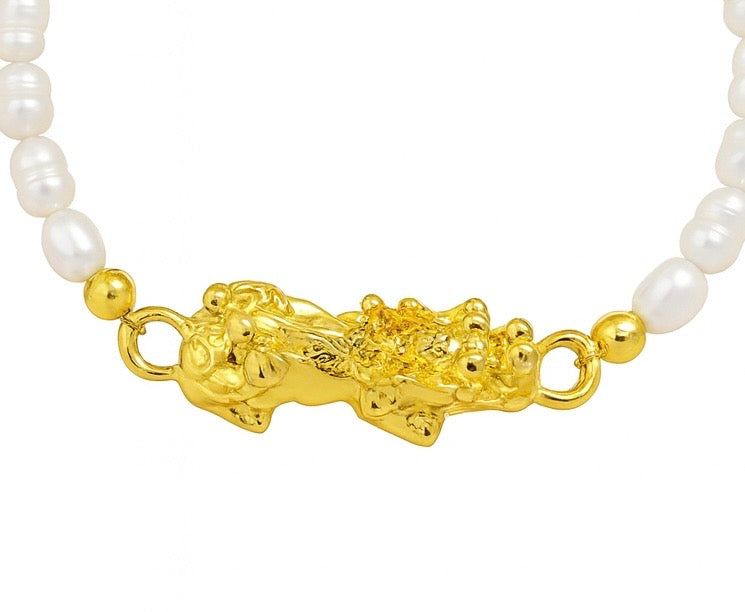 Golden dragon armband